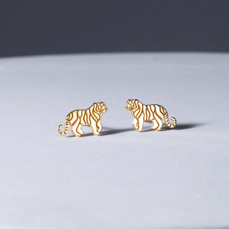 Charm: 24k Gold Filled Tiger Bracelet