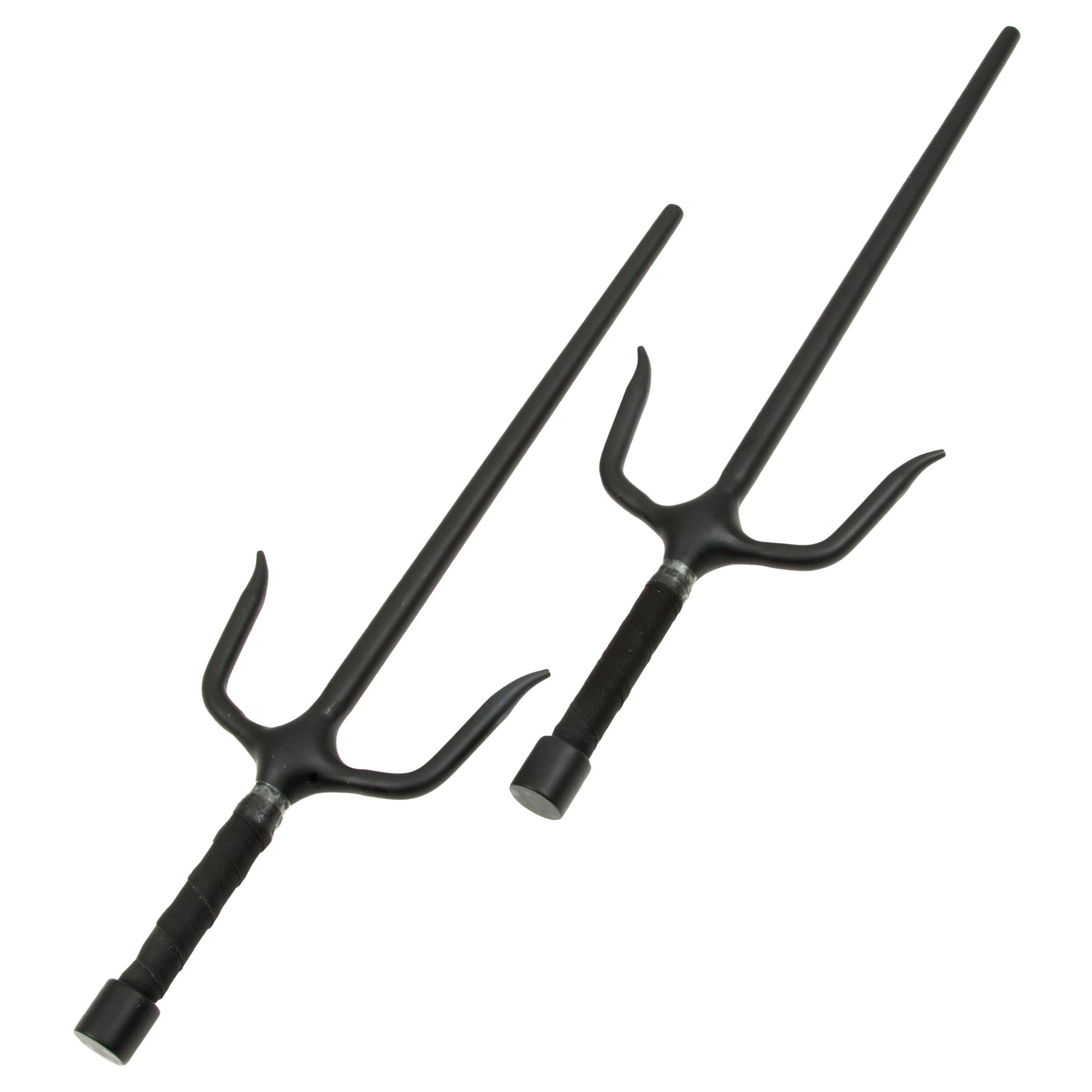 Round Chrome Sai: Premium Forged Steel Training Weapon