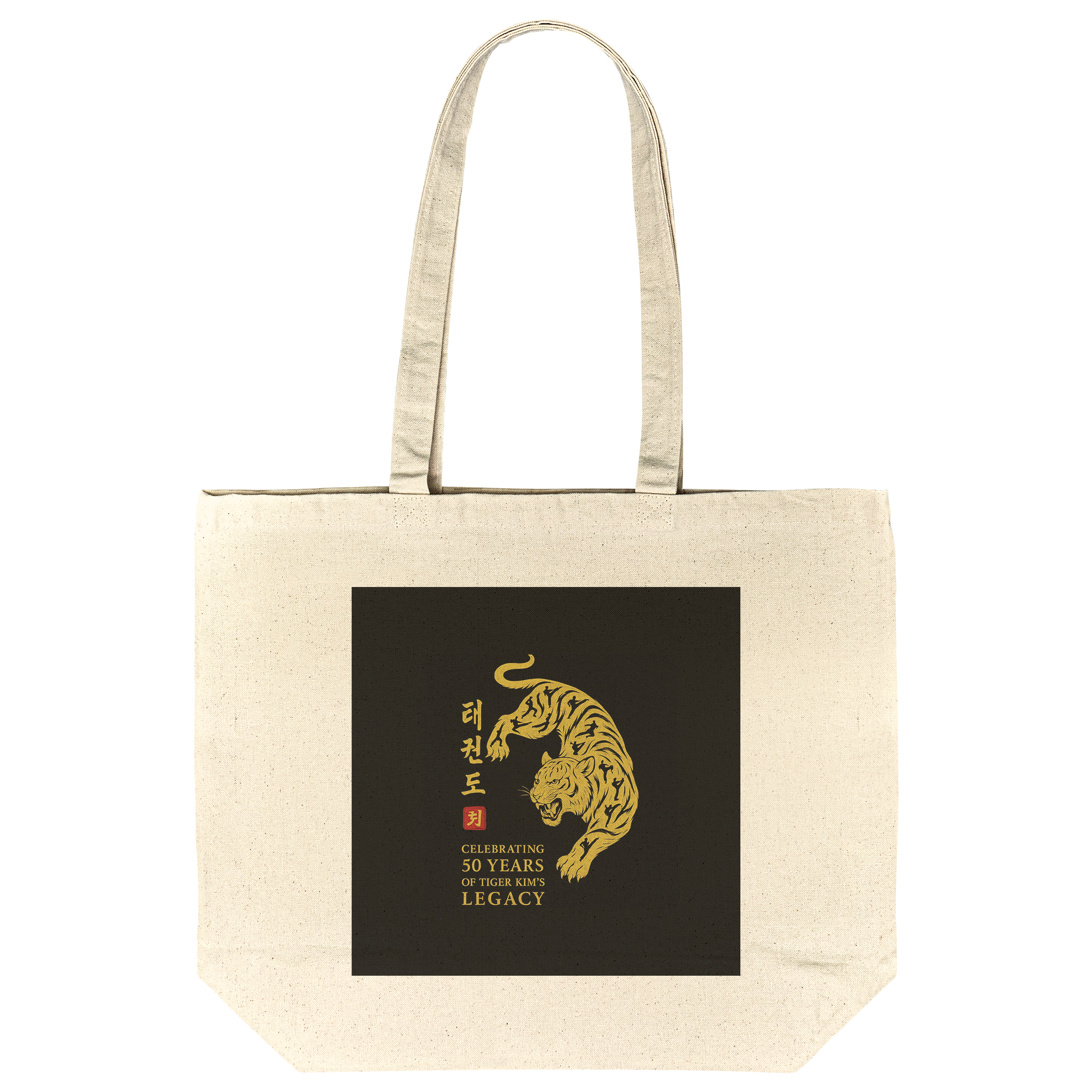Tiger_Kims_Academy_50th_Anniversary_Leg_CottonTote_L_Flat_Mockup.png